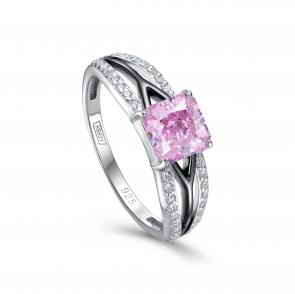 Серебряное кольцо KABAROVSKY с бриллианитом и фианитом. K1-213-11489 фото