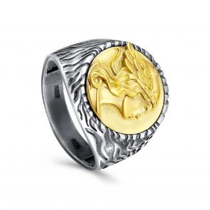 Кольцо из черненого серебра KABAROVSKY K1-233-0083 фото