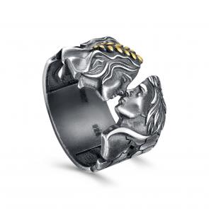 Кольцо из черненого серебра KABAROVSKY K1-237-0046 фото