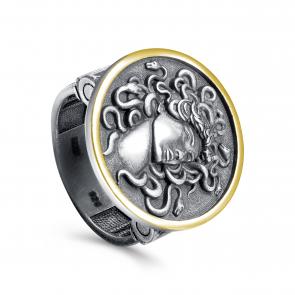 Кольцо из черненого серебра KABAROVSKY K1-243-0046 фото