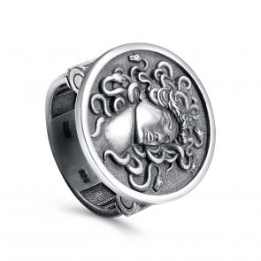 Кольцо из черненого серебра KABAROVSKY K1-243-0083 фото