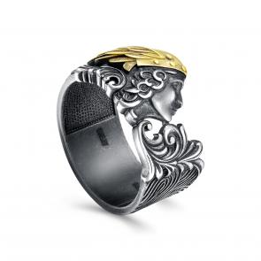 Кольцо из черненого серебра KABAROVSKY K1-248-0078 фото