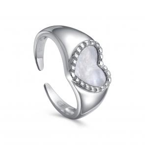 Серебряное кольцо KABAROVSKY с перламутром K1-7009-6200 фото