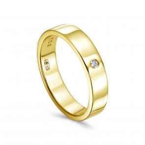 Серебряное кольцо KABAROVSKY с фианитом K1-7025-7987 фото