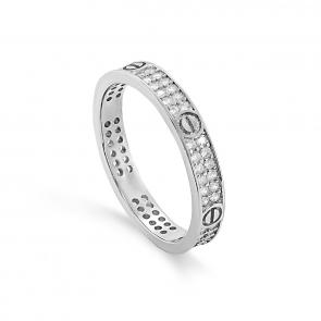 Серебряное кольцо KABAROVSKY с фианитом K1-9018-7900 фото