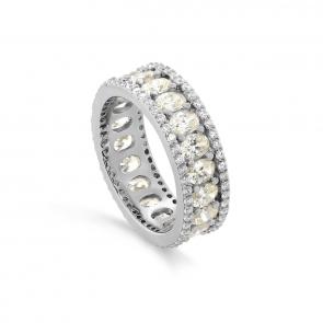 Серебряное кольцо KABAROVSKY с фианитом K1-9019-40900 фото