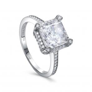 Серебряное кольцо KABAROVSKY с фианитом K1-9061-7900 фото