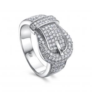 Серебряное кольцо KABAROVSKY с фианитом K1-9065-7900 фото