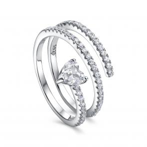 Серебряное кольцо KABAROVSKY с фианитом K1-9072-7900 фото