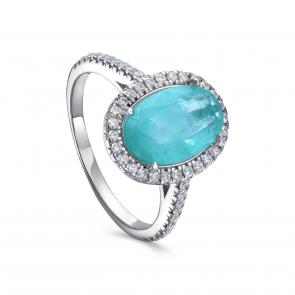 Серебряное кольцо KABAROVSKY с фианитом и алпанитом K1-9152-63000 фото