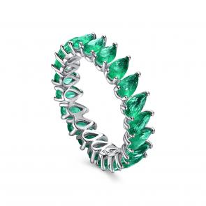 Серебряное кольцо KABAROVSKY с фианитом и алпанитом K1-9154-60400 фото