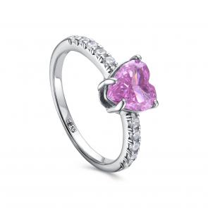 Серебряное кольцо KABAROVSKY с фианитом K1-9172-41700 фото