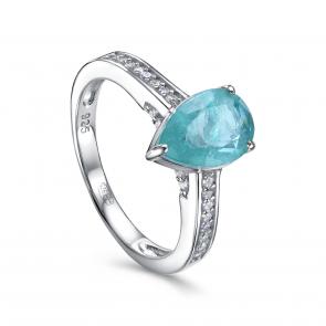 Серебряное кольцо KABAROVSKY с фианитом и алпанитом K1-9249-63000 фото