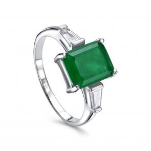 Серебряное кольцо KABAROVSKY с фианитом и алпанитом K1-9250-60400 фото