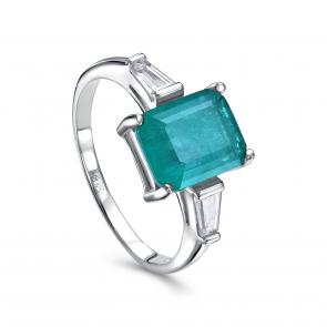 Серебряное кольцо KABAROVSKY с фианитом и алпанитом K1-9250-63000 фото