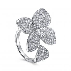 Серебряное кольцо KABAROVSKY с фианитом K1-9276-7900 фото