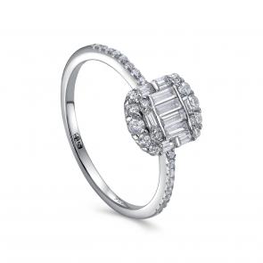 Серебряное кольцо KABAROVSKY с фианитом K1-9278-7900 фото