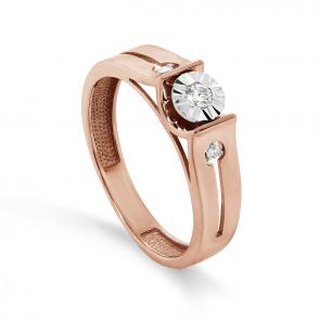 Золотое кольцо KABAROVSKY с бриллиантом K11-01434-1000 фото