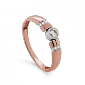 Золотое кольцо KABAROVSKY с бриллиантом K11-01640-9200 фото