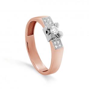 Золотое кольцо KABAROVSKY с бриллиантом K11-01641-1000 фото