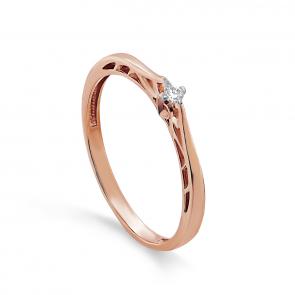 Золотое кольцо KABAROVSKY с бриллиантом K11-01730-1000 фото