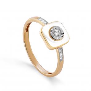 Золотое кольцо KABAROVSKY с бриллиантом и эмалью K11-01827-1010 фото