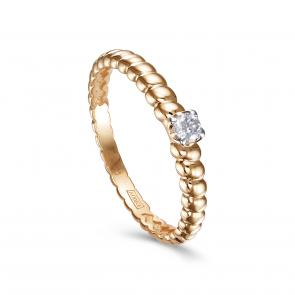 Золотое кольцо KABAROVSKY с бриллиантом K11-02016-1000 фото