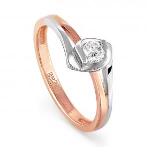 Золотое помолвочное кольцо KABAROVSKY с бриллиантом K11-0307-1000 фото
