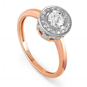 Золотое кольцо KABAROVSKY с бриллиантом K11-0392-1000 фото