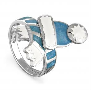 Серебряное кольцо KABAROVSKY с эмалью K11-051-0005 фото