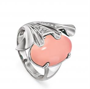 Серебряное кольцо KABAROVSKY с ониксом и Swarovski K11-056-6400 фото
