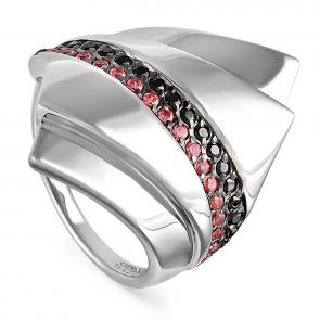 Серебряное кольцо KABAROVSKY с фианитом и шпинелью K11-061-0900 фото