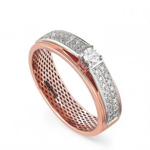 Золотое кольцо KABAROVSKY с бриллиантом K11-0773/1-1000 фото