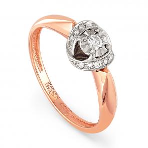 Золотое кольцо KABAROVSKY с бриллиантом K11-0787-1000 фото