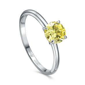 Кольцо из белого золота KABAROVSKY с бриллиантом выращенным K11-12180-15600 фото