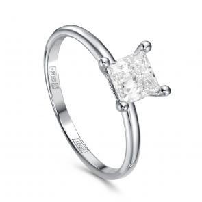 Золотое кольцо KABAROVSKY с бриллиантом выращенным K11-12181-14300 фото