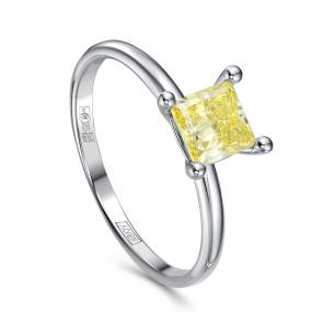 Золотое кольцо KABAROVSKY с бриллиантом выращенным K11-12181-15600 фото