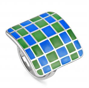 Серебряное кольцо KABAROVSKY с эмалью K11-133-0001 фото