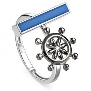 Серебряное кольцо KABAROVSKY с эмалью K11-186-0007 фото