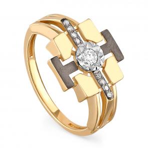 Кольцо из лимонного золота KABAROVSKY с бриллиантом K11-21049-1000 фото