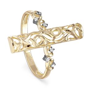 Кольцо из лимонного золота KABAROVSKY с бриллиантом K11-21091-1000 фото