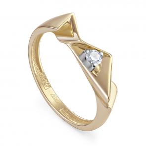 Кольцо из лимонного золота KABAROVSKY с бриллиантом K11-21297-1000 фото