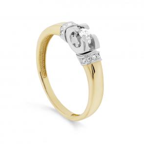 Кольцо из лимонного золота KABAROVSKY с бриллиантом K11-21433-1000 фото