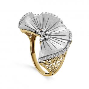 Кольцо из лимонного золота KABAROVSKY с бриллиантом K11-21620-1000 фото