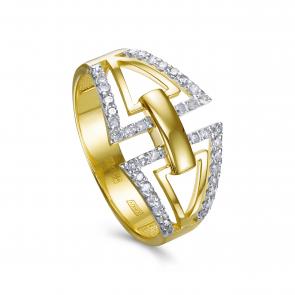 Кольцо из лимонного золота KABAROVSKY с бриллиантом K11-21984-1000 фото