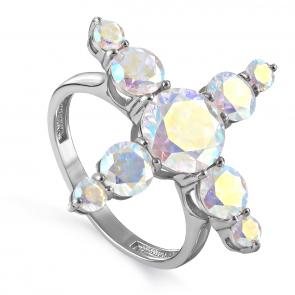 Серебряное кольцо Крест KABAROVSKY с фианитом K11-233-40000 фото