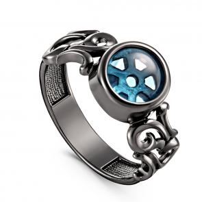 Серебряное кольцо KABAROVSKY с ситаллом и керамикой K11-237-52189 фото