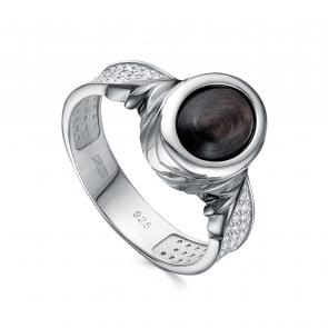 Серебряное кольцо KABAROVSKY с фианитом и гиперстеном. K11-240-11989 фото