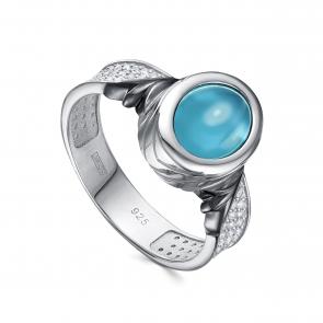 Серебряное кольцо KABAROVSKY с фианитом и улекситом K11-240-24589 фото