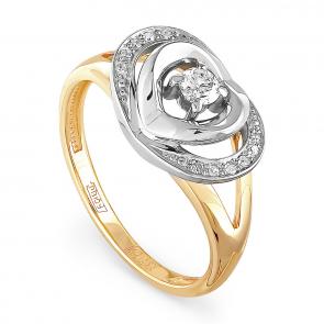 Кольцо из лимонного золота KABAROVSKY с бриллиантом K11-2768-1000 фото